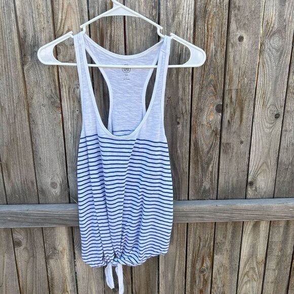 SO tank top striped ties at waist size large - Picture 1 of 7